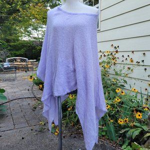 Wooden Ships lovely lilac poncho w pocket